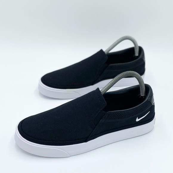 Nike Shoes - Nike Court Legacy Slip-On Black & White Casual Shoes CW6540-002 Women's